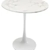 Table Schickeria Marbre Blanc O80Cm