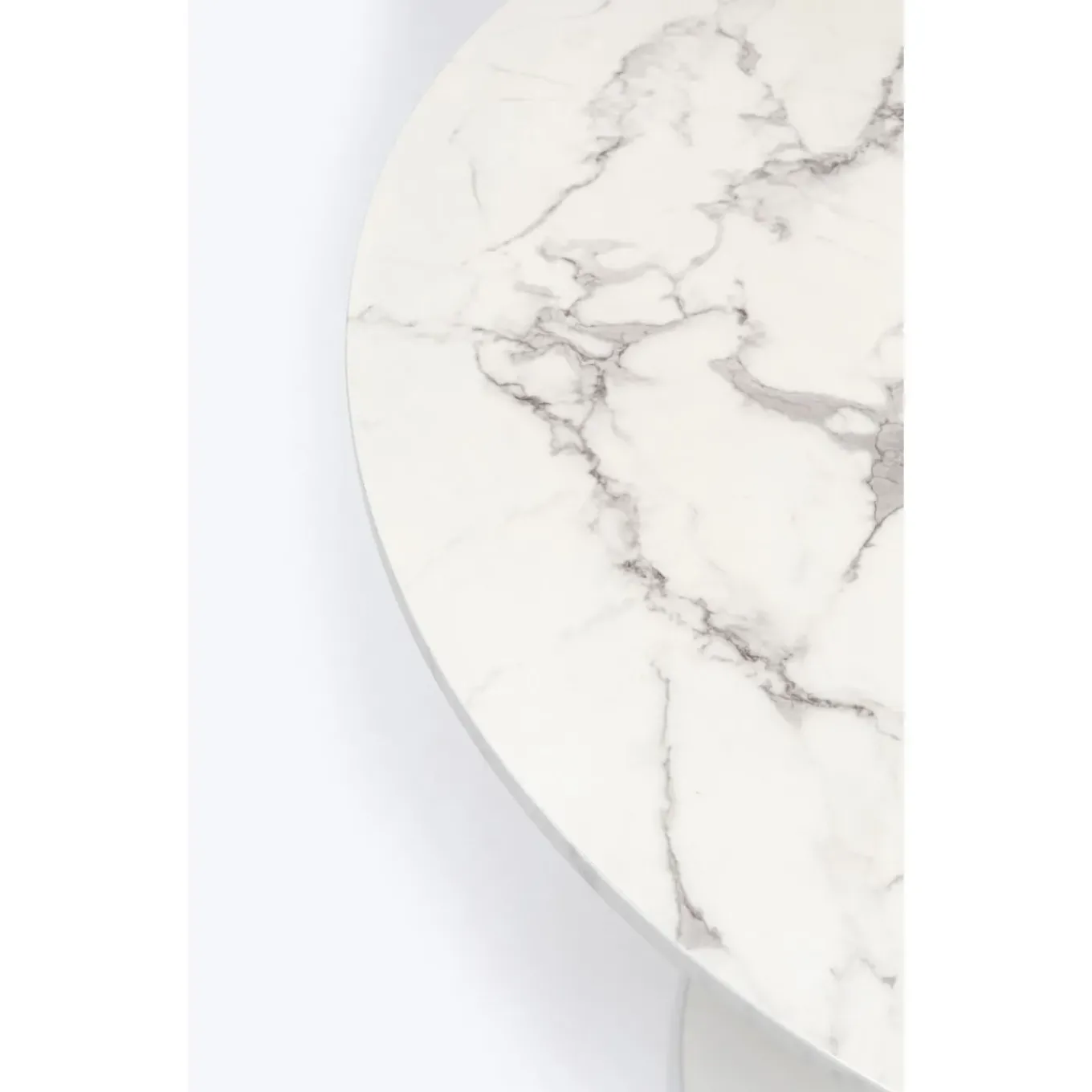 Table Schickeria Marbre Blanc O80Cm