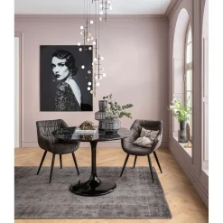 Table Solo Marble Noir O110