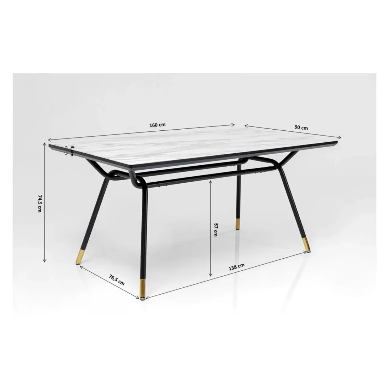 Table South Beach 160X90Cm