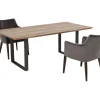 Table Symphony Acier Brut 180X90