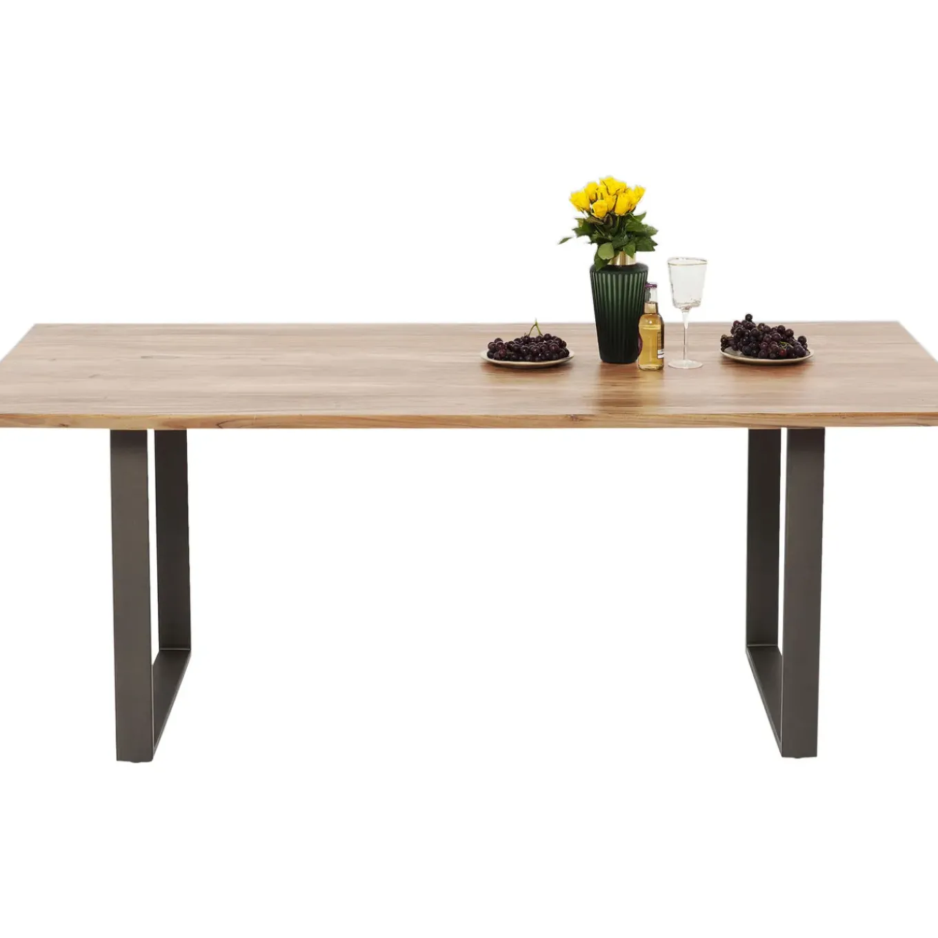 Table Symphony Acier Brut 180X90