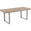 Table Symphony Acier Brut 200X100