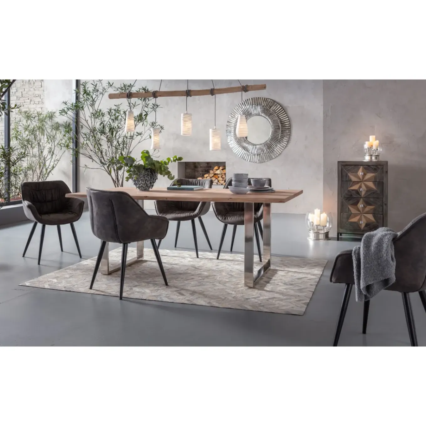 Table Symphony Chrome 200X100