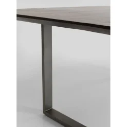 Table Symphony Fonce Acier Brut 160X80