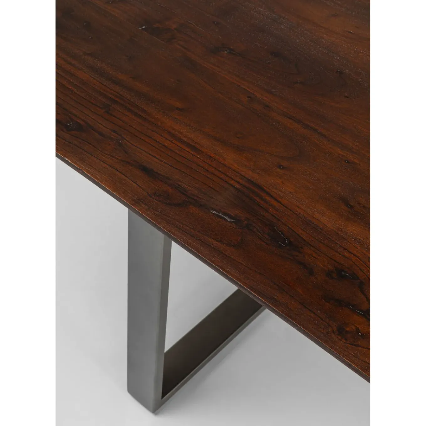 Table Symphony Fonce Acier Brut 160X80