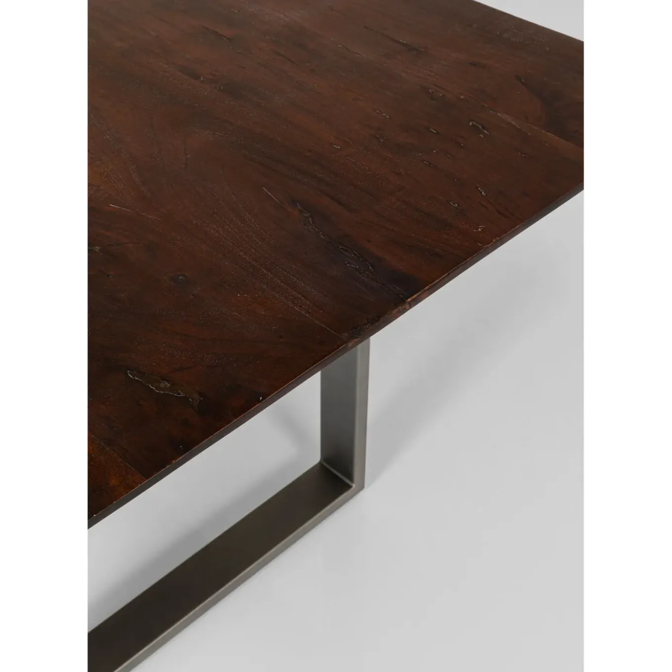 Table Symphony Fonce Acier Brut 160X80