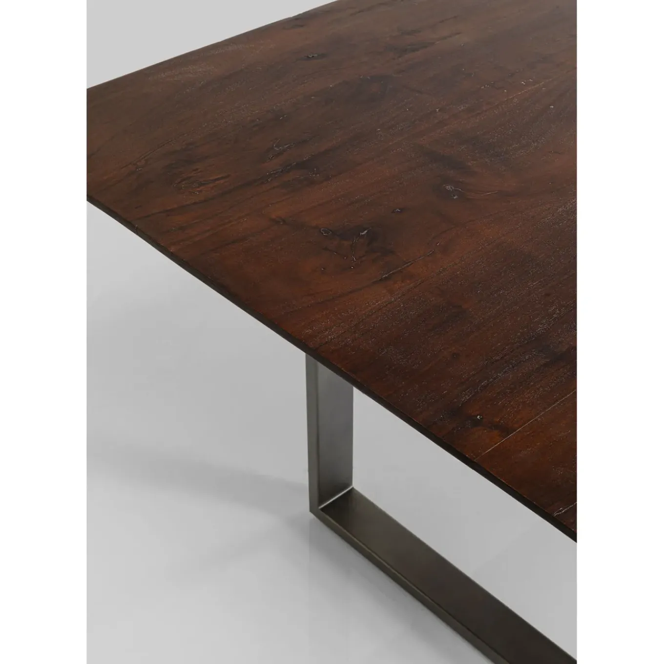 Table Symphony Fonce Acier Brut 160X80