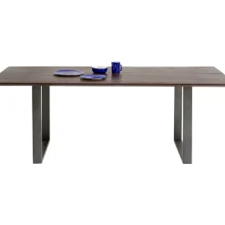 Table Symphony Fonce Acier Brut 160X80
