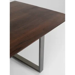 Table Symphony Fonce Acier Brut 200X100