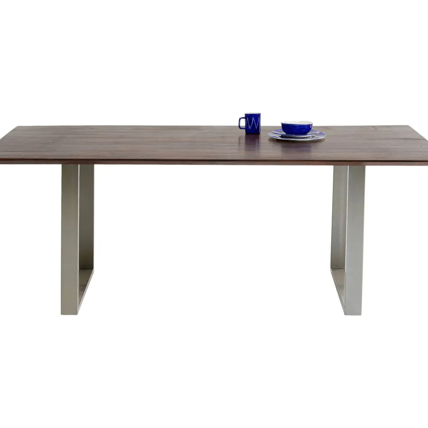 Table Symphony Fonce Argente 200X100