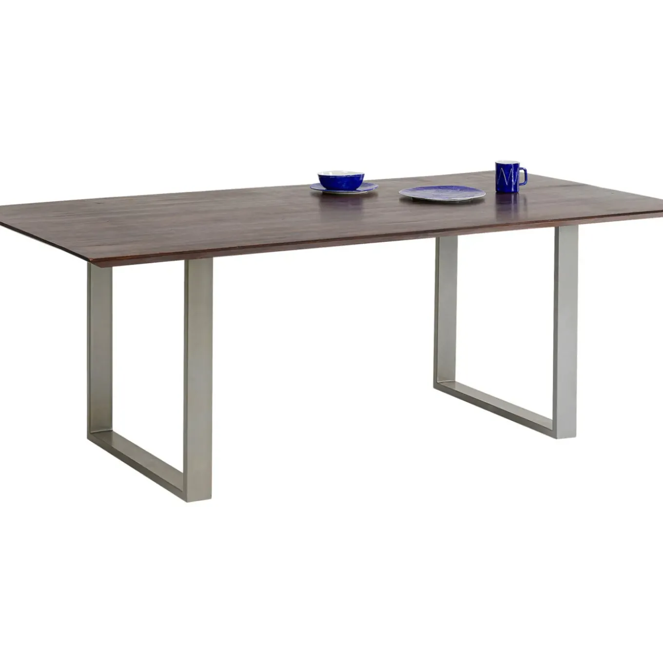 Table Symphony Fonce Argente 180X90