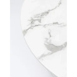 Table Veneto Marbre Blanc O110Cm