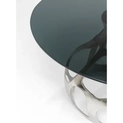 Table Volcano Argente O120Cm