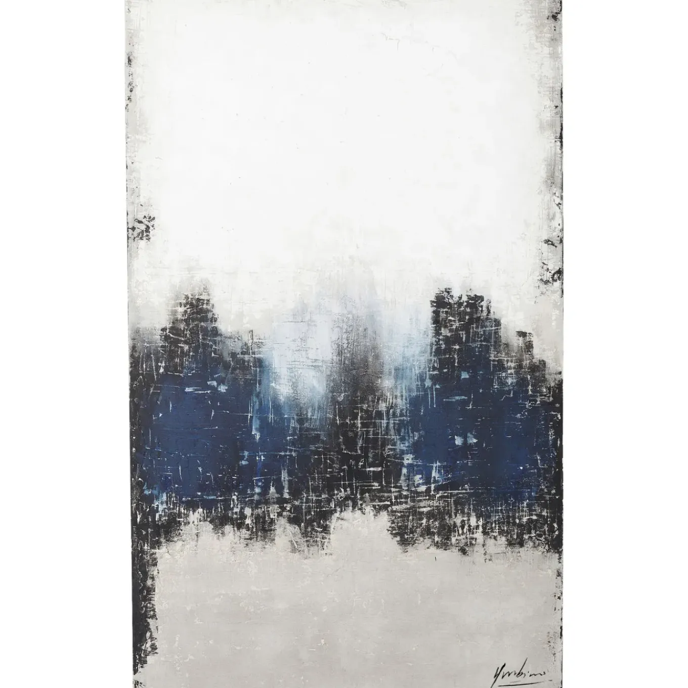 Tableau Acrylique Abstract Into The Sea 120X210Cm