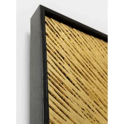 Tableau Décoratif Art Geometric Circle Dore 120X12