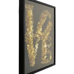 Tableau Décoratif Love Butterfly 90X90Cm