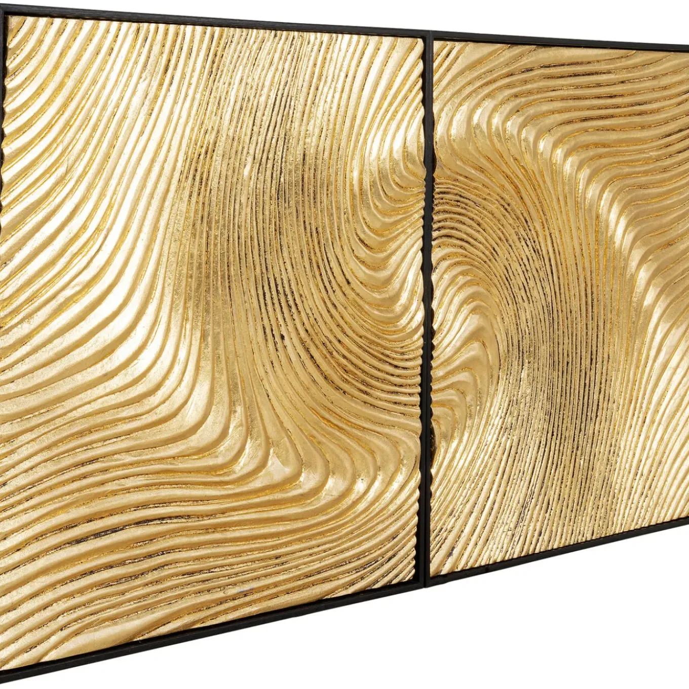 Tableau Décoratif Wave Dore (2/Set)