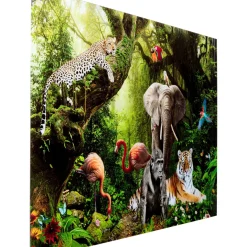 Tableau En Verre Animal Paradise 150X100Cm