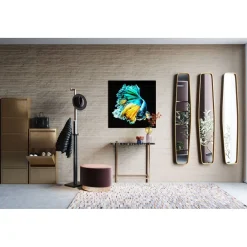 Tableau En Verre Aqua Queen Fish 100X100Cm