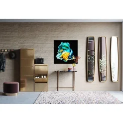 Tableau En Verre Aqua Queen Fish 100X100Cm