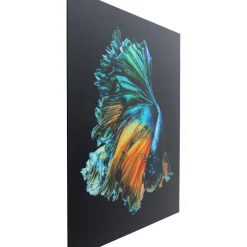 Tableau En Verre Aqua Queen Fish 100X100Cm
