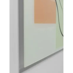 Tableau En Verre Art Face Pastell 100X100Cm