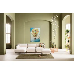 Tableau En Verre Balloon Elephant 100X150Cm