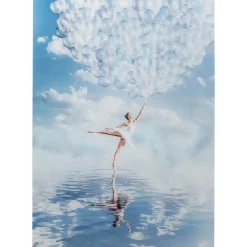 Tableau En Verre Balloon Girl 100X150Cm