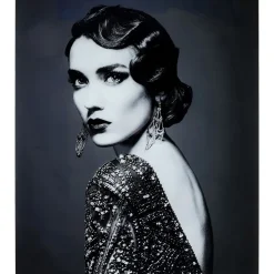 Tableau En Verre Beauty Lady 120X150Cm