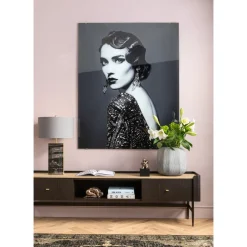 Tableau En Verre Beauty Lady 120X150Cm