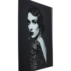 Tableau En Verre Beauty Lady 120X150Cm