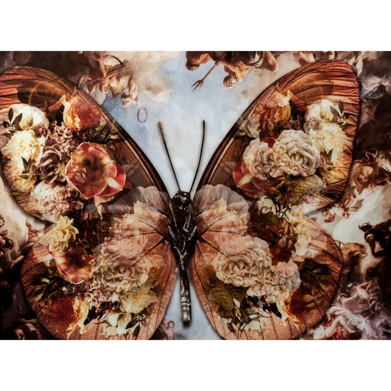 Tableau En Verre Butterfly 150X100Cm