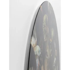 Tableau En Verre Curious Lion O100Cm