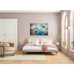 Tableau En Verre 3D Future City 150X100Cm