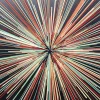 Tableau En Verre 3D Light Speed 100X100Cm