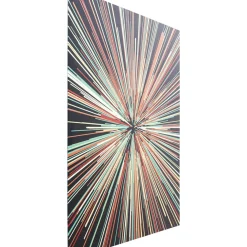 Tableau En Verre 3D Light Speed 100X100Cm