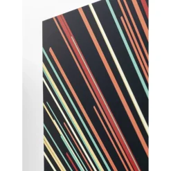 Tableau En Verre 3D Light Speed 100X100Cm