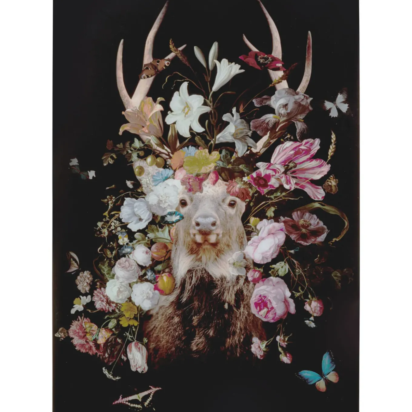 Tableau En Verre Deer Garden 80X120Cm