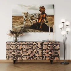 Tableau En Verre Desert Beauty 150X100Cm