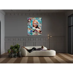 Tableau En Verre Holiday In The 60S 120X150Cm