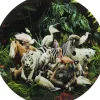 Tableau En Verre Jungle Animals O120Cm