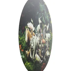 Tableau En Verre Jungle Animals O120Cm