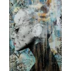 Tableau En Verre Lady Flower 100X150Cm