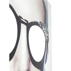 Tableau En Verre Metallic Girlie 120X120Cm