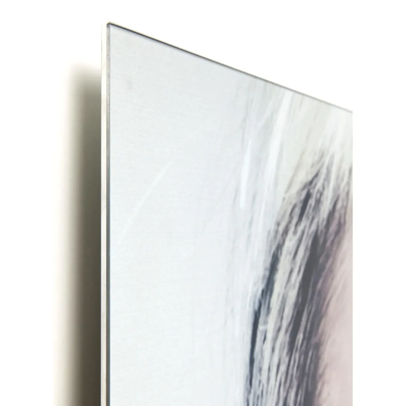 Tableau En Verre Metallic Girlie 120X120Cm