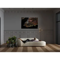 Tableau En Verre Midnight City 180X120Cm