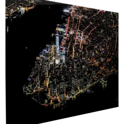 Tableau En Verre Midnight City 180X120Cm