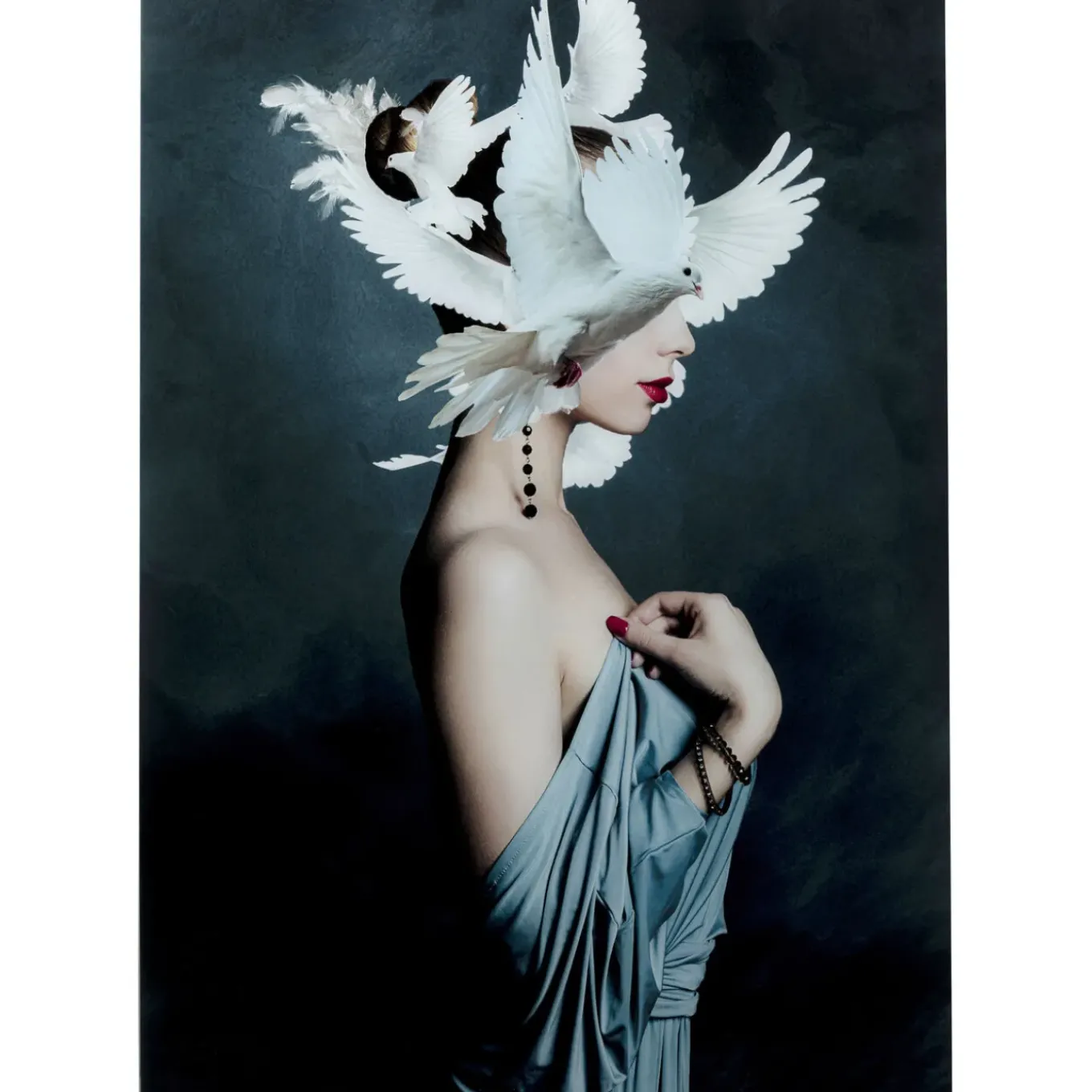 Tableau En Verre Mother Of Doves 80X120Cm