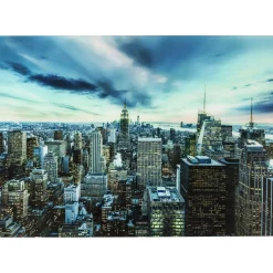 Tableau En Verre New York Sunset 160X120Cm
